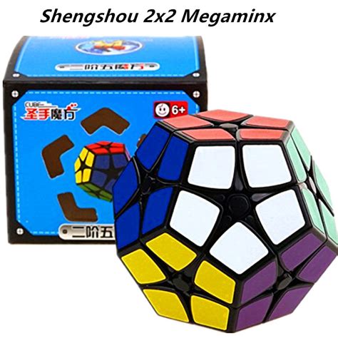 Cuberspeed Shengshou 2x2 Megaminx Black Magic Cube Ss Megaminx Free