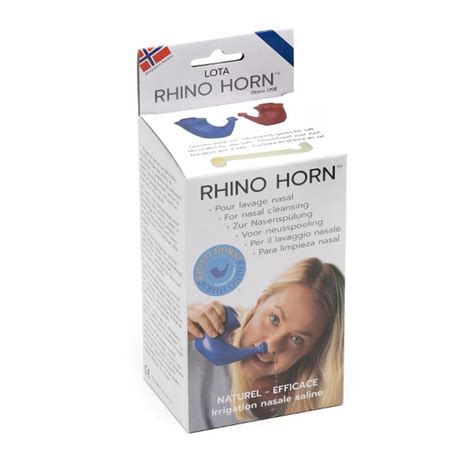 Lavage de nez RhinoHorn Accessoire hygiène nasale pot de neti