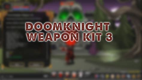 Aqw Quest Doomknight Weapon Kit Tutorial Sepulchure Armor Youtube