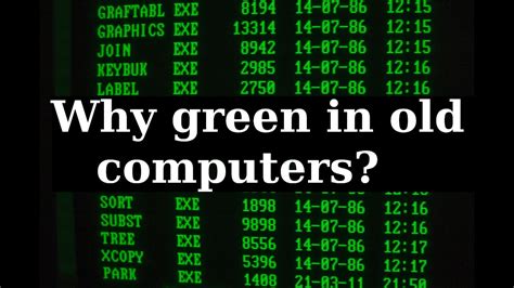 Green In Computers Youtube