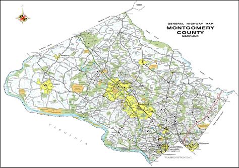 Map Of Montgomery County Md United States Map