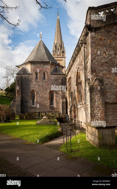 Llandaff Cathedral Cardiff South Wales Stock Photo Alamy