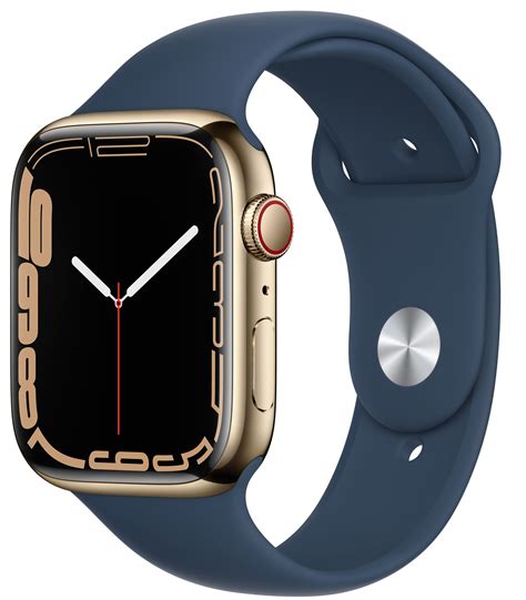 Apple Watch 7 Gps Cellular 45mm Koperta Ze Stali Nierdzewnej Złoty