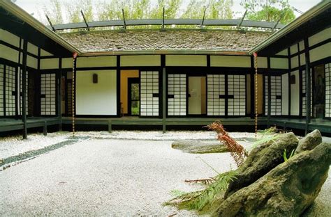 The Courtyard Monks Japanese Courtyard Japanese House Design