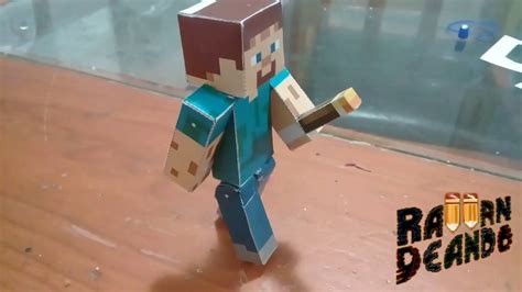 Minecraft Papercraft Steve Easy