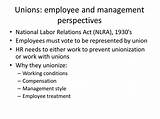 Union Management Relations Ppt Images