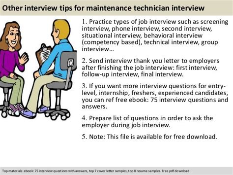 Maintenance Technician Interview Questions