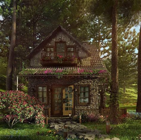 This Cottage Is So Cute I Would Love It If It Had Around Hobbit Door