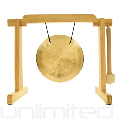 Gongs On Wooden Stands Gongs Unlimited