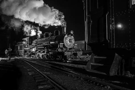 Night Railroad Shots Trains Magazine