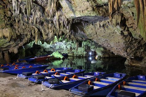 The Caves Of Diros At Pyrgos Dirou In The Peloponnese