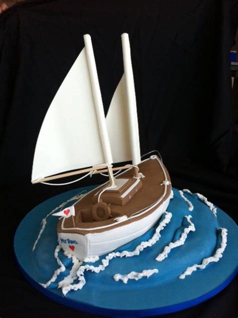 Andys Grooms Cake Boat Cake Sailboat Cake Cupcake Cakes
