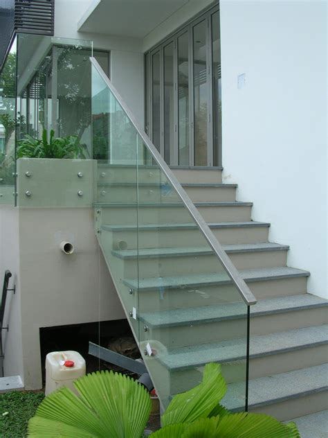 Get you architectural frame less glass railing work completed with our well finished glass spigot. Other Products - Glass Railing