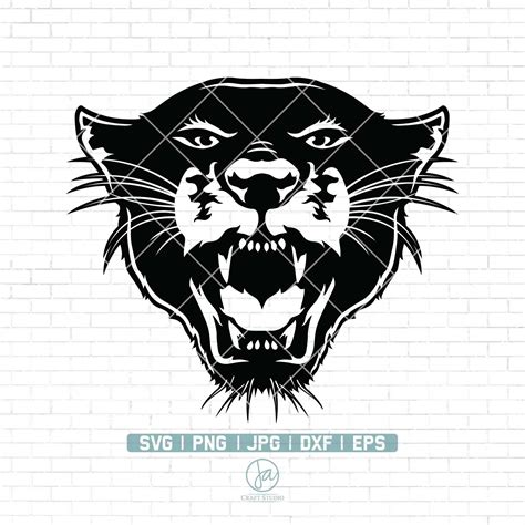 Black Panther Svg Panther Head Svg Wild Panther Svg Wild Etsy Ireland