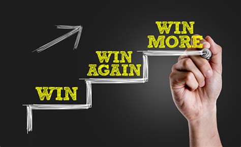 Win Win Again Win More Concept Image Stock Photo Download Image Now