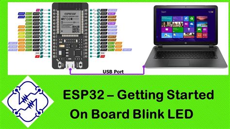 Esp32 Getting Started Micropython On Board Blink Led Youtube