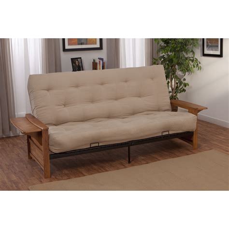 As for height, the standard for futon mattresses is 8 inches. EpicFurnishings Bellevue with Retractable Tables ...