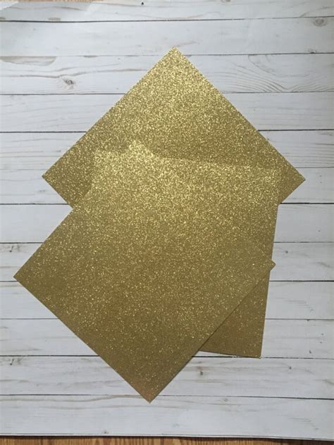 12x12 Glitter Card Stock 12x12 Glitter Paper Gold By Kbpaperco