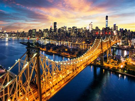 The Queensboro Bridge Connects Queens And Manhattan Two Of The Five