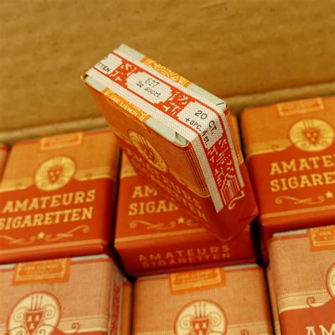 Holland Dutch Militaria Dutch Package Of Amateur Cigarettes