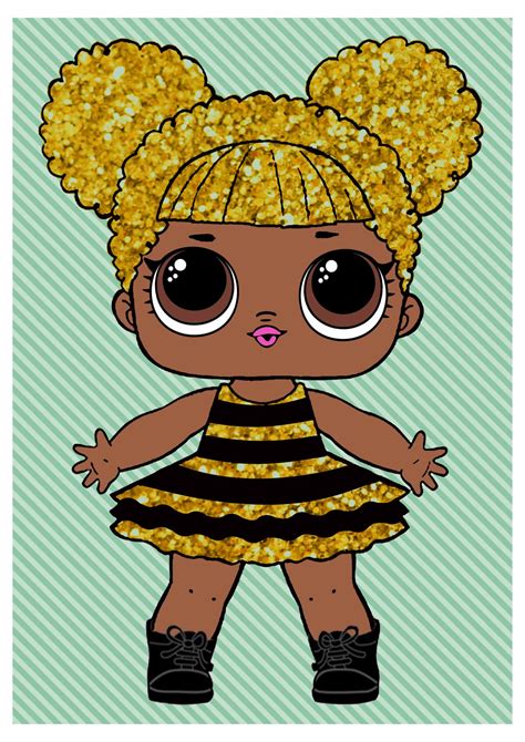 Dolls lol surprise a remporté l'amour des filles du monde entier. LOL Surprise Queen Bee Free Printable Posters. - Oh My ...