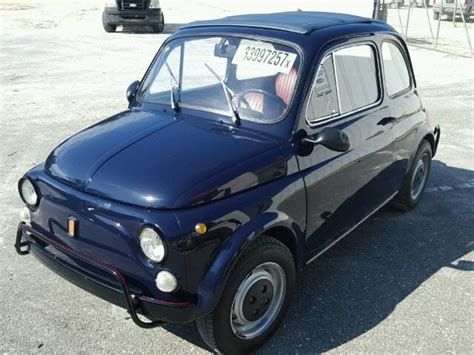 1972 Fiat 500 Leather Soft Top