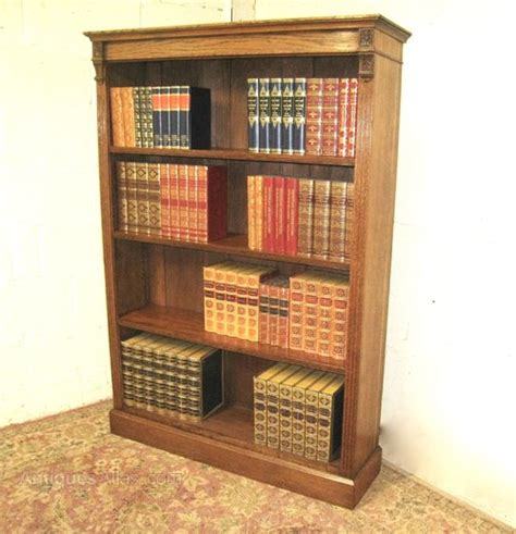 Edwardian Oak Bookcase Antiques Atlas