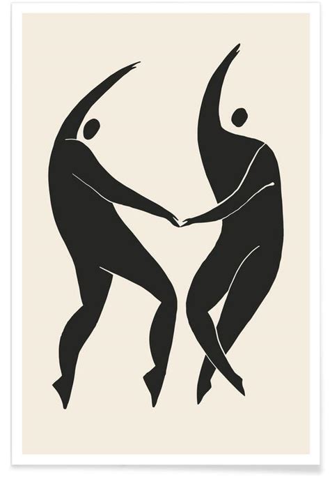 Dancing Figures 2 Poster Juniqe