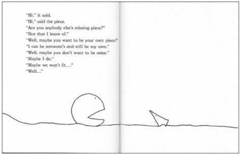 The Missing Piece By Shel Silverstein Pieces Quotes Shel Silverstein