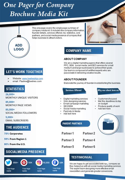 A Guide To Writing A Company One Pager With Examples