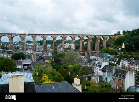 A View Of The Viaduct In Morlaix France Stock Photo Alamy