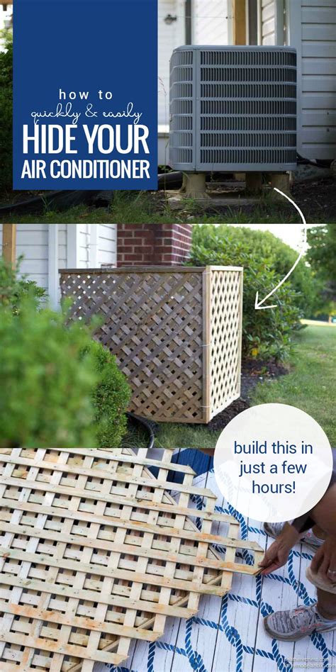 Jeacent central air conditioner covers for outside units best seller 2. Hide Your AC Unit: DIY Outdoor Air Conditioner Screen with ...