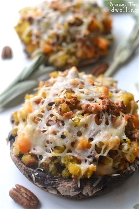 Read on—and then try and get some sleep for once, okay? Thanksgiving Leftover Stuffed Mushrooms | Thanksgiving ...