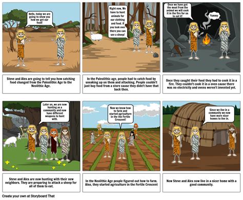 How The Paleolithic Age Change Storyboard By E9a35bc0