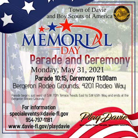Memorial Day Parade And Ceremony Davie Fl