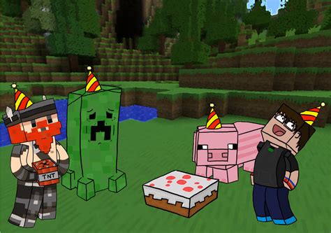 See more ideas about tarpaulin, disney frames, birthday frames. Minecraft's Birthday