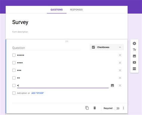 Google Forms Survey Template Free