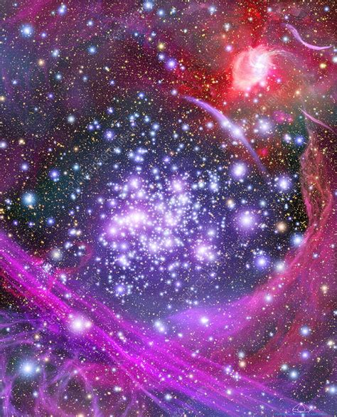 Arches Supermassive Star Cluster Art Stock Image R6140269