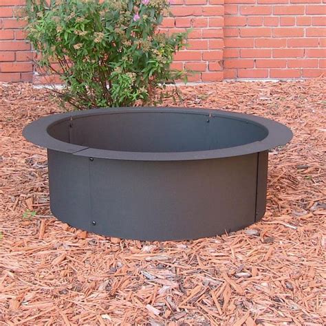 Sunnydaze Durable In Ground Fire Pit Ring Insert Diy Fire Ring Fire
