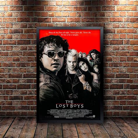 The Lost Boys Movie Poster Framed And Ready To Hang Etsy Uk