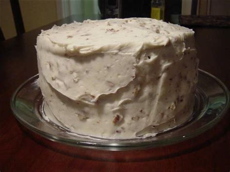 Cream cheese frosting in a large mixing bowl, beat the cream cheese, butter and vanilla together until smooth. Banana Nut Cake With Cream Cheese Frosting (Paula Deen ...