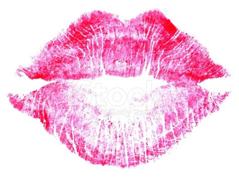 Kissy Lips Lipstick Kiss Print Stock Photo Royalty Free Freeimages