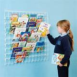 Wire Book Rack Wall Mounted