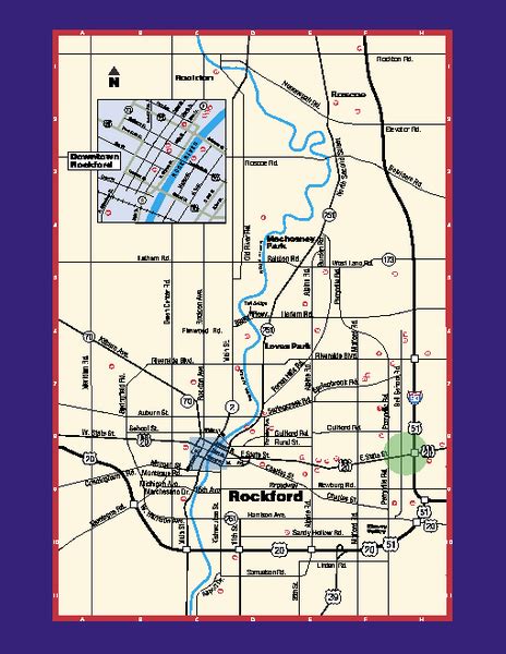 Maps Of Rockford Illinois Maps Images