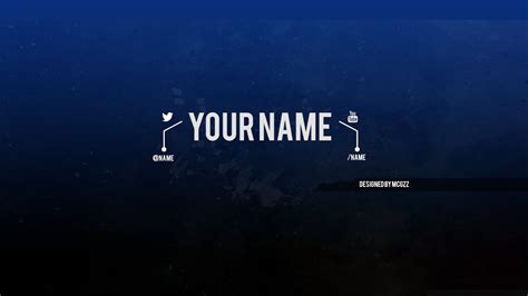 YOUTUBE BANNER TEMPLATE PSD!- FREE DOWNLOAD - YouTube