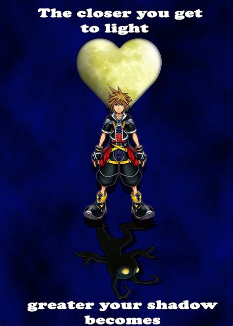 Sora Heartless Light Shadow Kingdom Hearts By Dooweedoo Redbubble