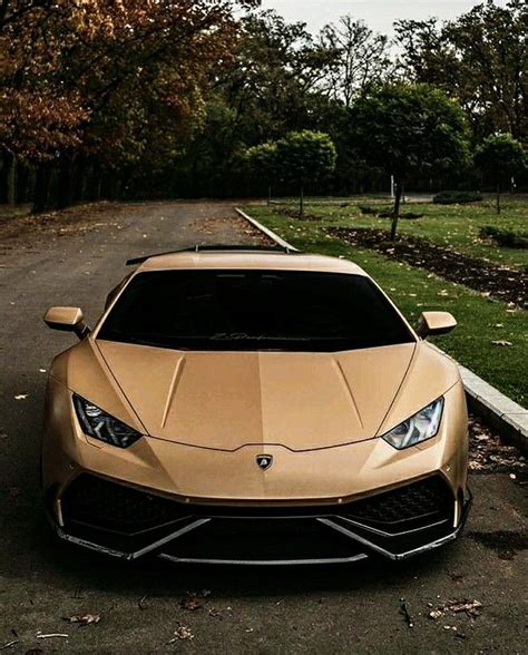 Gold Wrapped Huracan Lamborghini Sports Cars Luxury Luxury Cars