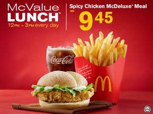 141 · chicken mcnuggets (regular or spicy) 10 pc. McValue Lunch - Malaysia Food & Restaurant Reviews