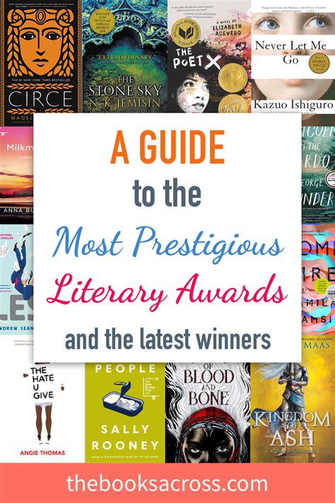 A Guide To The Most Prestigious Literary Awards Award Winning Books