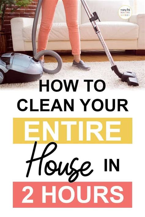 How To Clean Your Entire House In 2 Hours Use These House Cleaning